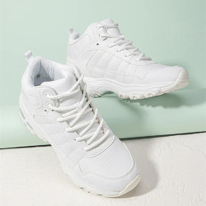 Women Casual Lace up Slip Resistant Clunky Sneakers